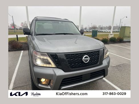 Used 2020 Nissan Armada Platinum w/ Captain's Chairs Package image 1