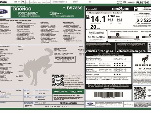 Certified 2023 Ford Bronco Wildtrak AWD/4WD image 5