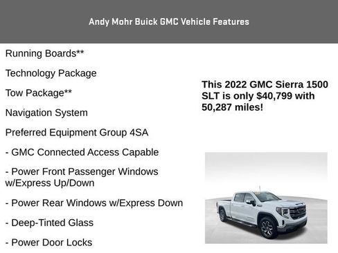 Used 2022 GMC Sierra 1500 SLT w/ SLT Premium Plus Package AWD/4WD image 12
