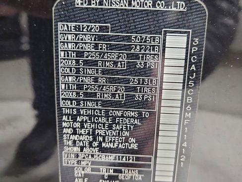 Used 2021 INFINITI QX50 Sensory w/ Accent Package image 31