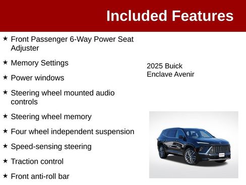 Used 2025 Buick Enclave Avenir w/ Super Cruise Package AWD/4WD image 4