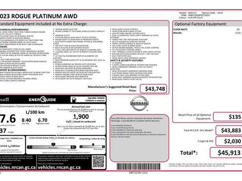 Used 2023 Nissan Rogue Platinum image 7