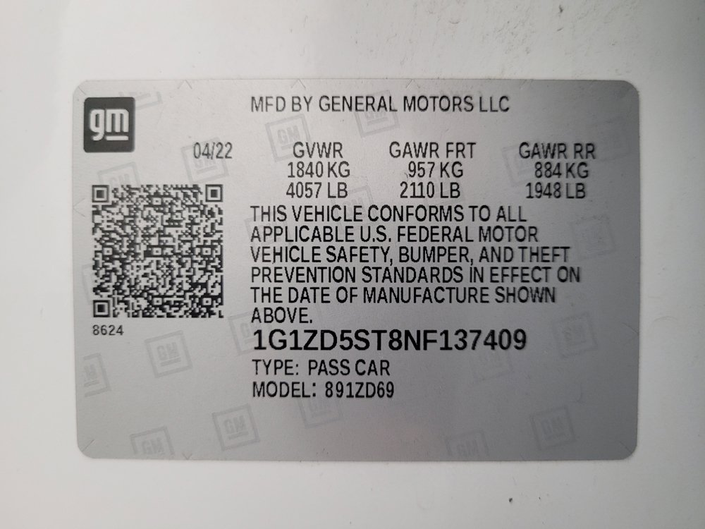 Used 2022 Chevrolet Malibu LT FWD image 33