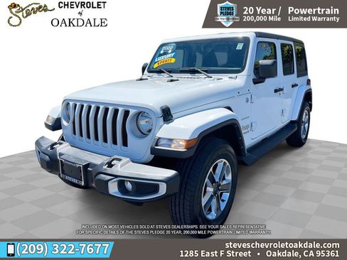 Used 2022 Jeep Wrangler Unlimited Sahara AWD/4WD image 1