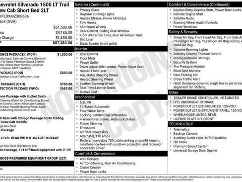 Used 2021 Chevrolet Silverado 1500 LT Trail Boss w/ Convenience Package II image 3