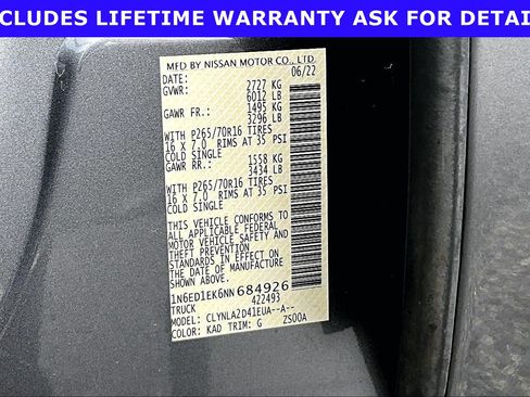 Used 2022 Nissan Frontier S AWD/4WD image 30