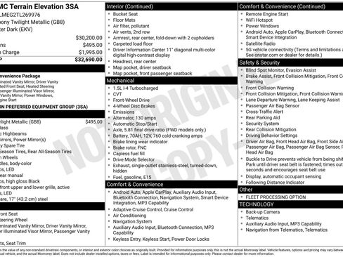 Used 2026 GMC Terrain Elevation FWD image 1