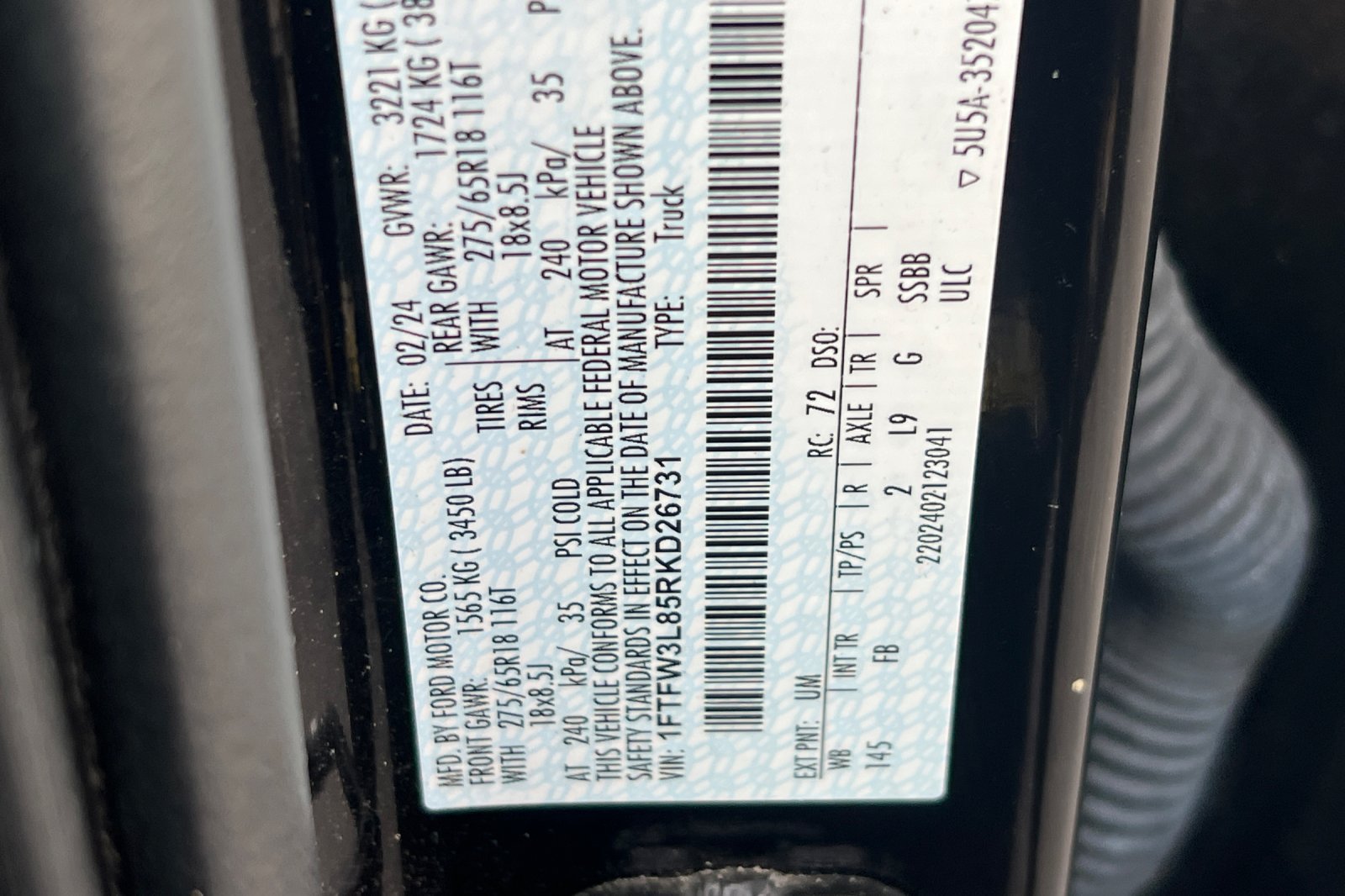 Used 2024 Ford F150 XLT w/ Equipment Group 302A MID AWD/4WD image 32