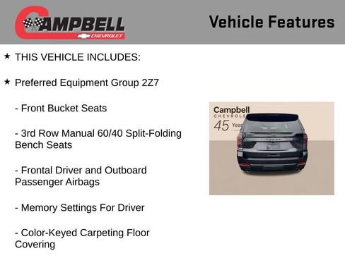 Used 2025 Chevrolet Tahoe Z71 AWD/4WD image 5