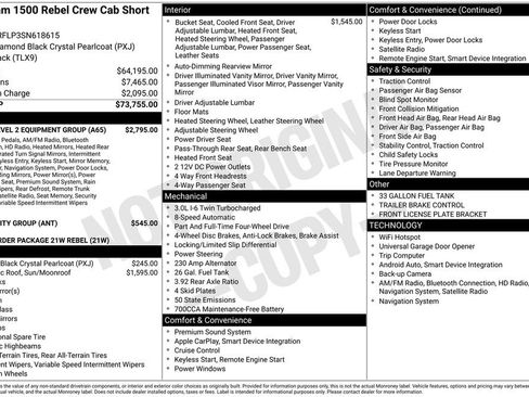 Used 2025 RAM 1500 Rebel w/ Rebel Level 2 Equipment Group image 2