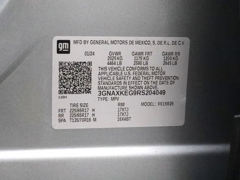 Used 2024 Chevrolet Equinox LT w/ LPO, Cargo Package FWD image 29