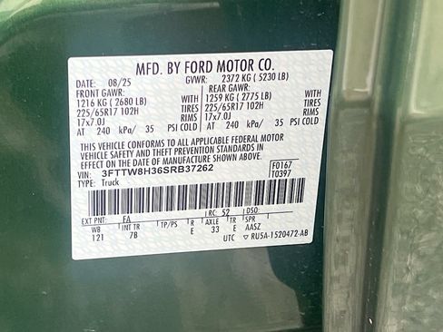 Used 2025 Ford Maverick XLT FWD image 30