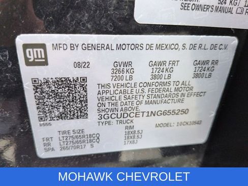 Used 2022 Chevrolet Silverado 1500 Custom Trail Boss w/ Midnight Edition AWD/4WD image 35