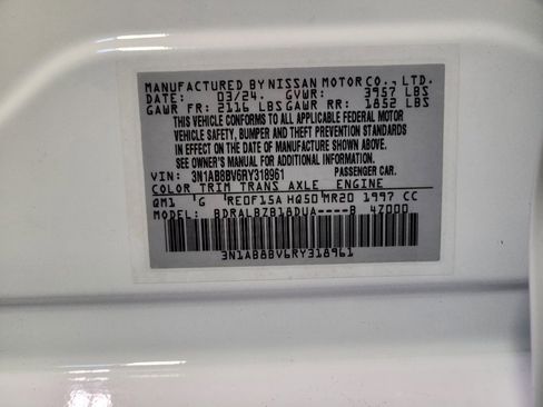 Used 2024 Nissan Sentra S FWD image 33
