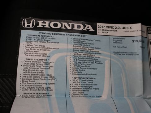 Used 2017 Honda Civic LX image 48