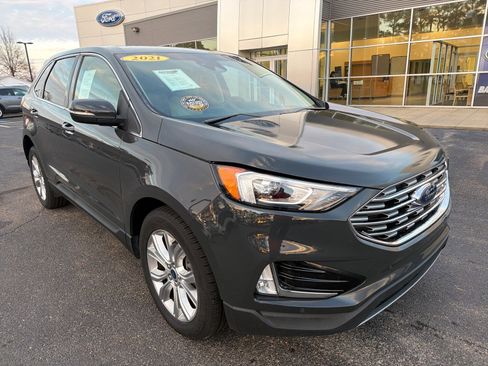 Used 2021 Ford Edge Titanium w/ Cargo Accessory Package FWD image 1