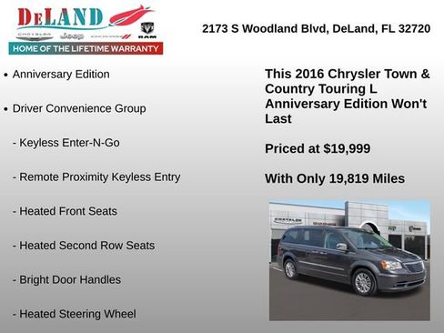 Used 2016 Chrysler Town & Country Touring-L FWD image 12