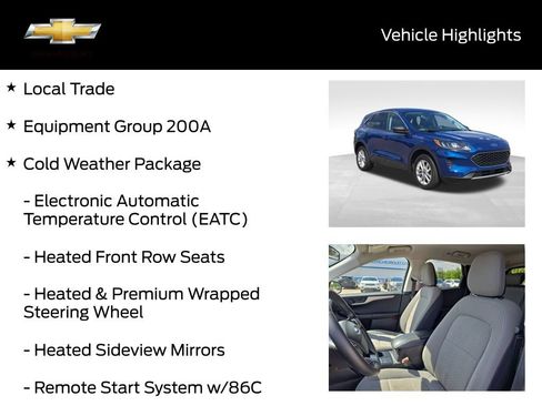 Used 2022 Ford Escape SE w/ Cold Weather Package AWD/4WD image 19