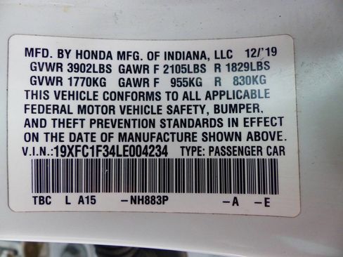 Used 2020 Honda Civic EX image 38