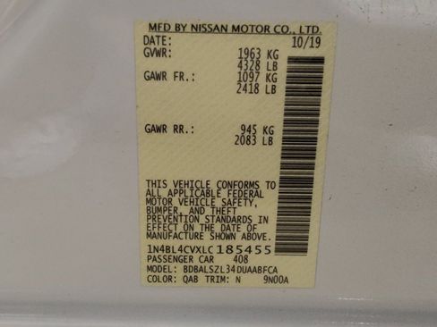 Used 2020 Nissan Altima 2.5 SR w/ Premium Package image 33