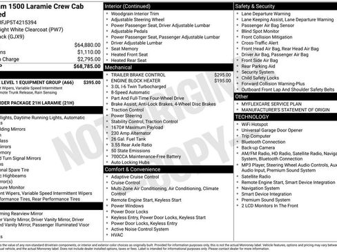 New 2026 RAM 1500 Laramie AWD/4WD image 31