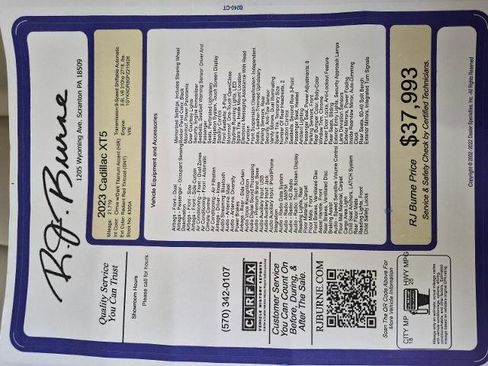 Used 2023 Cadillac XT5 Premium Luxury image 27