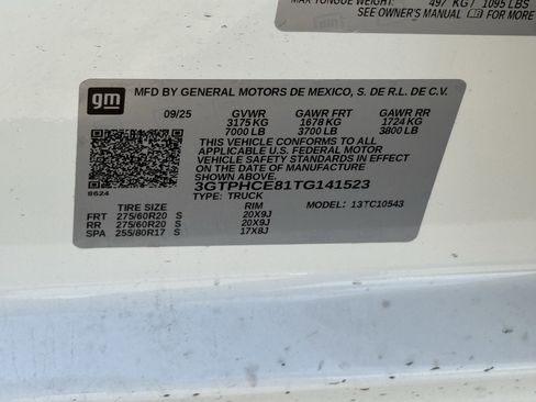 New 2026 GMC Sierra 1500 Elevation w/ LPO, Elevation Black Package RWD image 22