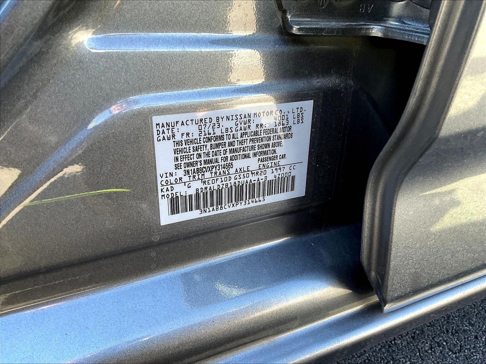 Used 2023 Nissan Sentra SV w/ All-Weather Package FWD image 20