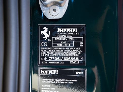 Certified 2025 Ferrari 296 GTB Base image 26