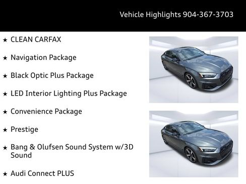 Certified 2023 Audi A5 2.0T Prestige w/ Black Optic Plus Package AWD/4WD image 8