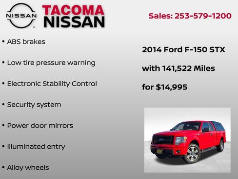 Used 2014 Ford F150 STX w/ Equipment Group 201A Mid image 12