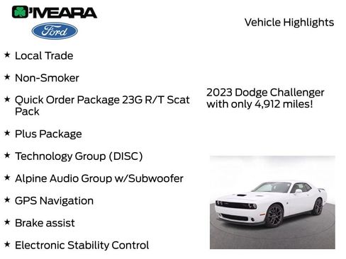 Used 2023 Dodge Challenger R/T Scat Pack w/ Plus Package RWD image 8