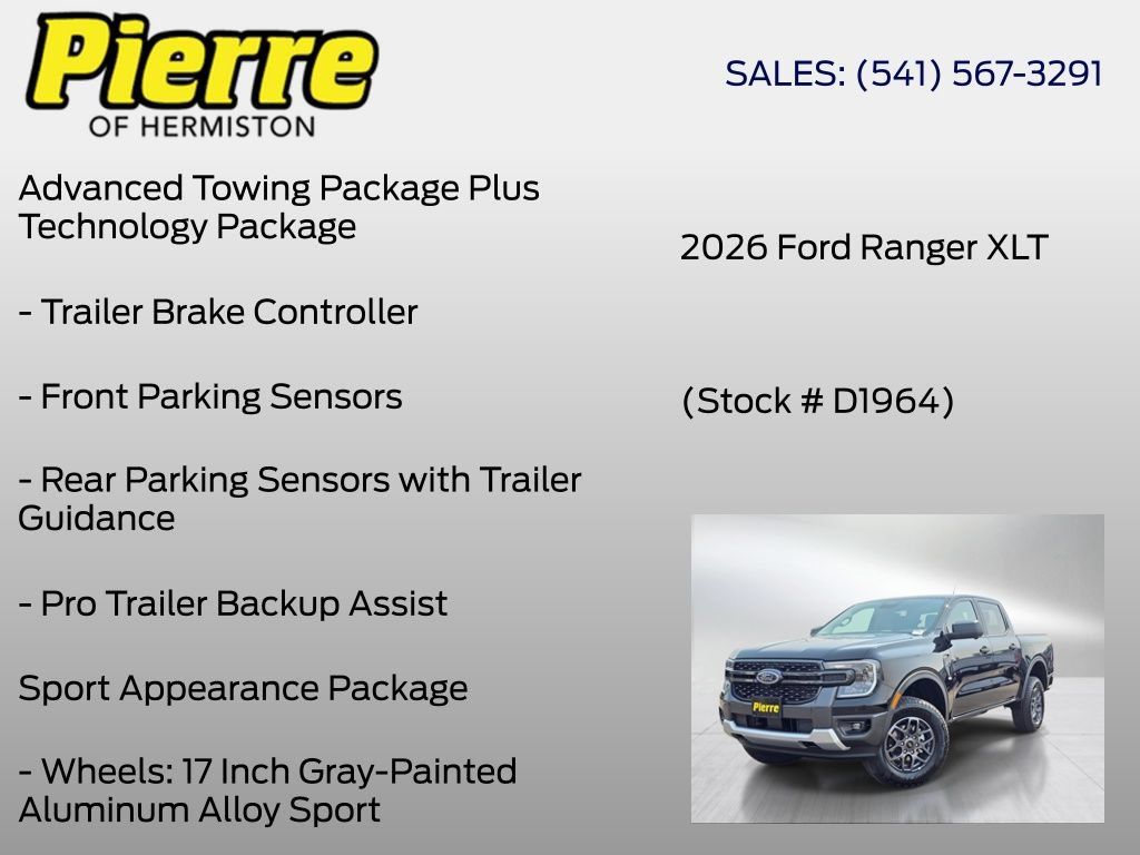 New 2026 Ford Ranger XLT AWD/4WD image 18