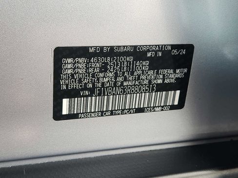 Used 2024 Subaru WRX Limited image 26