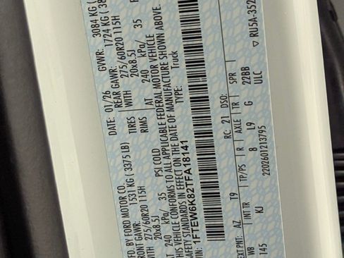 New 2026 Ford F150 King Ranch w/ Equipment Group 601A High image 20