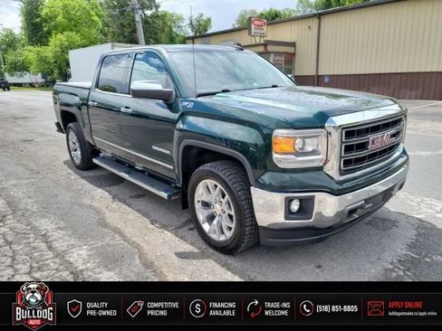 Used 2015 GMC Sierra 1500 SLT w/ SLT Crew Cab Value Package AWD/4WD image 3