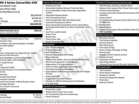 Used 2019 BMW 440i Convertible w/ Convenience Package image 2