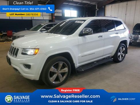 Used 2014 Jeep Grand Cherokee Overland w/ Advanced Technology Group AWD/4WD image 1