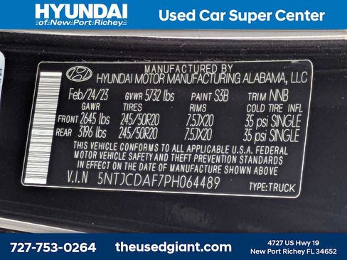 Used 2023 Hyundai Santa Cruz Night AWD/4WD image 36