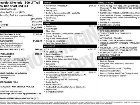 Used 2026 Chevrolet Silverado 1500 LT Trail Boss w/ Safety Package AWD/4WD image 4
