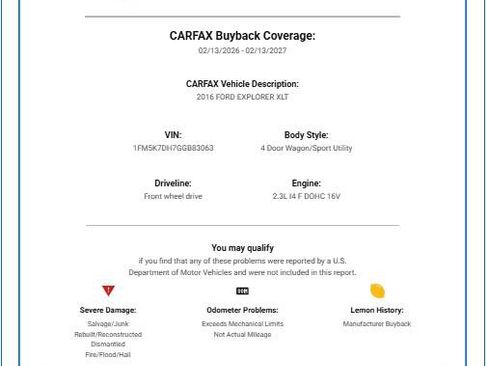 Used 2016 Ford Explorer XLT image 52