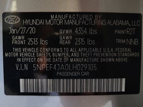Used 2020 Hyundai Sonata SEL w/ Convenience Package FWD image 33