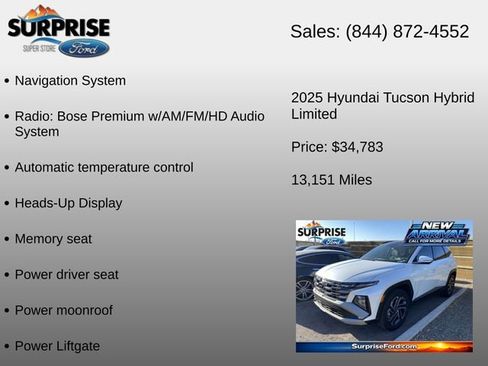 Used 2025 Hyundai Tucson Limited AWD/4WD image 12