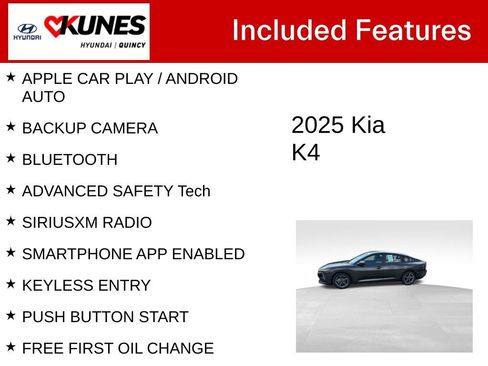 Used 2025 Kia K4 FWD image 2