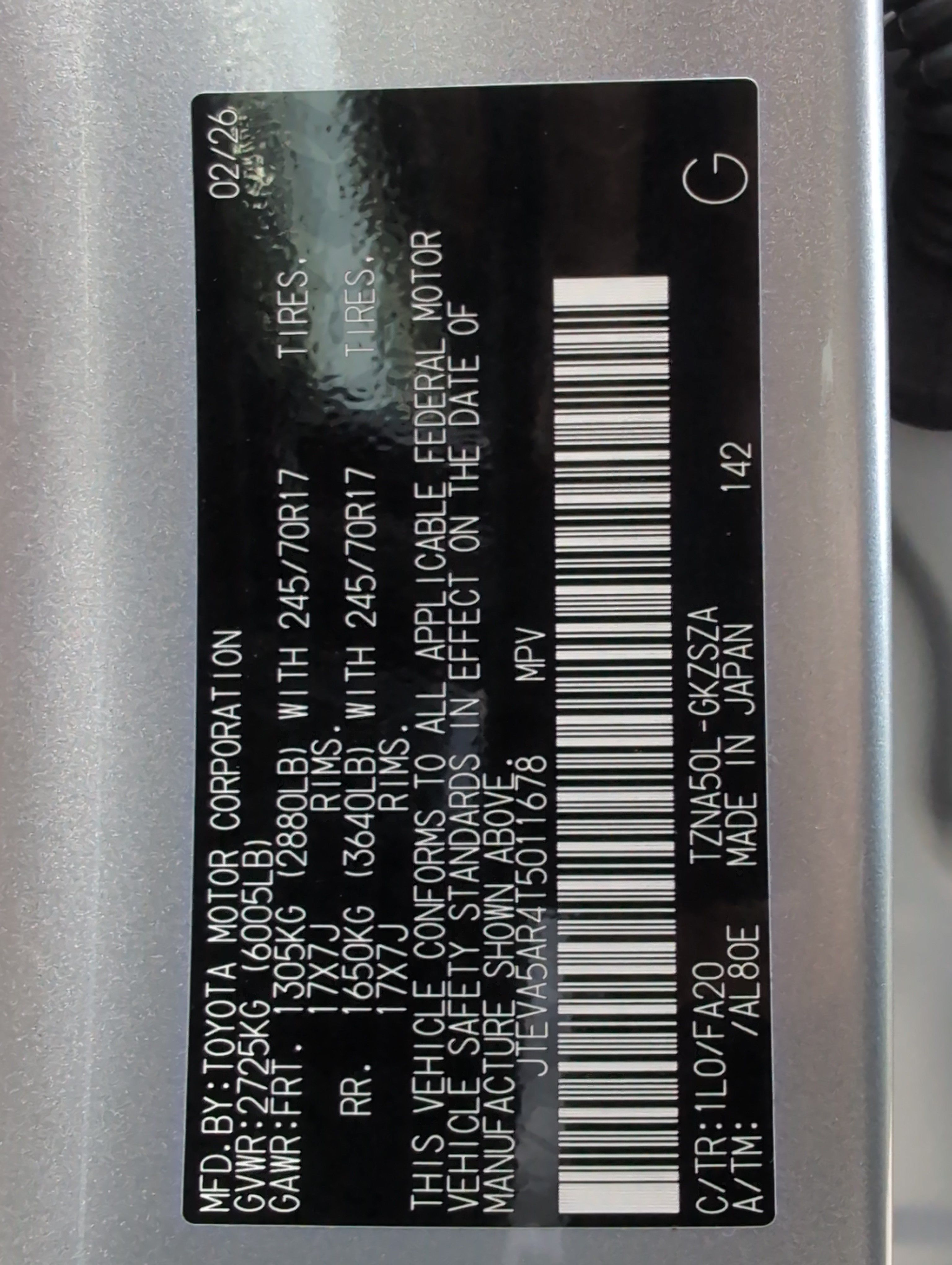 Certified 2026 Toyota 4Runner SR5 RWD image 34