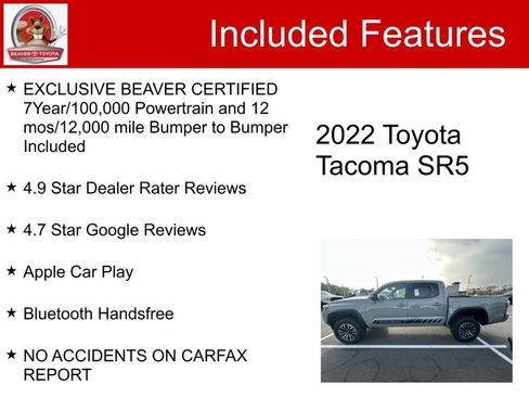 Used 2022 Toyota Tacoma SR5 image 5