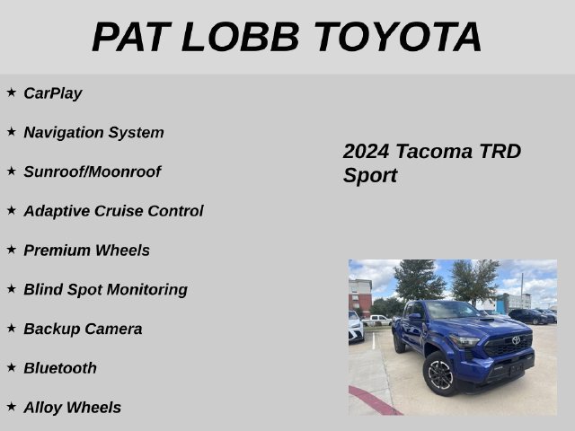 Used 2024 Toyota Tacoma TRD Sport w/ TRD Sport Premium Package RWD image 15