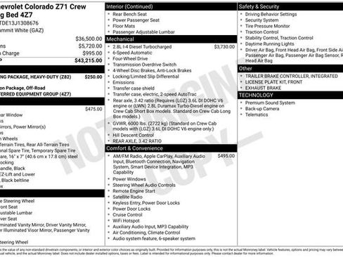 Used 2018 Chevrolet Colorado Z71 AWD/4WD image 8