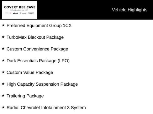 Used 2025 Chevrolet Silverado 1500 Custom w/ Turbomax Blackout Package RWD image 6