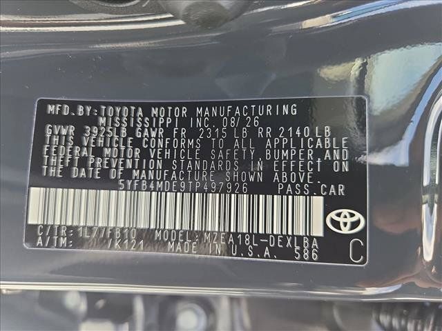 New 2026 Toyota Corolla LE FWD image 18